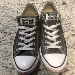 Dark Grey Converse Shoes